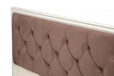 Кровать двойная 1600 Габриэлла 06.02-03 без основания Вудлайн кремовый Аруша венге