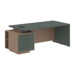 Стол руководителя левый VELION VCT 2090 L Нефрит Кобра