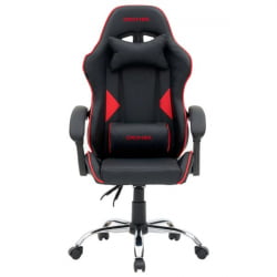 Кресло компьютерное CROMEX (КРОМЕКС) Joker GM-125 экокожа черное/красное