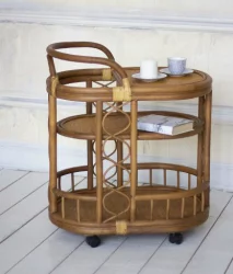 Сервировочный столик 21/06 орех матовый