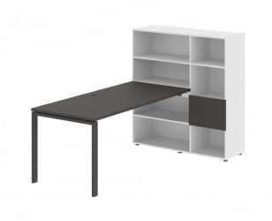 Рабочая станция ЕДИС ЕУРСТ 1217 Мокко Мокко Белый / EDIS EURST