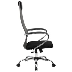 Кресло руководителя BRABIX PREMIUM Ultimate EX-800 хром Черное/серое