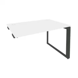 Стол-приставка на О-образном м/к к опорным элементам ONIX O.MO-SPR-2.8 Белый Бриллиант/Антрацит