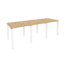 Рабочая станция на П-образном м/к ONIX O.MP-RS-3.0.8 Тиквуд Светлый/Белый