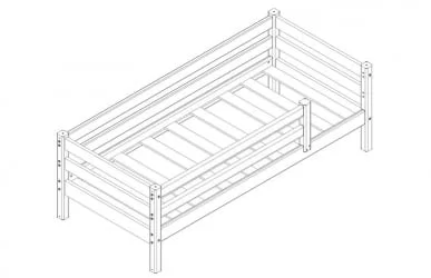 Кровать Соня Вариант 3 с защитой по периметру