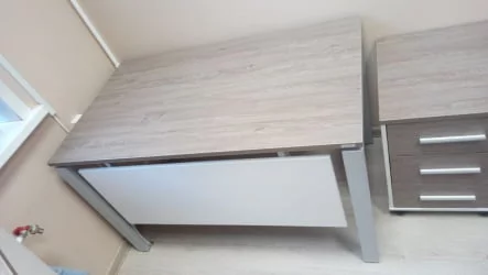 П-образный металлический каркас с траверсами Deka 7.07.12 К Металлик матовый муар