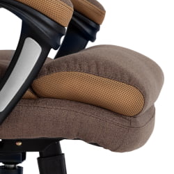 Кресло DUKE ткань, коричневый/бронзовый, фостер 4/TW-21