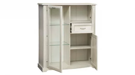 Шкаф комбинированный Сохо 32.09 Бетон пайн белый