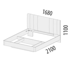 Кровать Николь 901.01