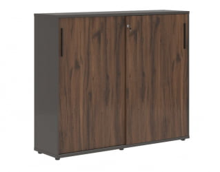 Шкаф с дверьми-купе ЕДИС ЕМC 1643 Дуб Денвер темный Черный Мокко / EDIS EMC