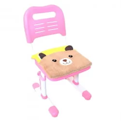 Комплект парта и стул с чехлом RIFFORMA Comfort-07 Белый Розовый