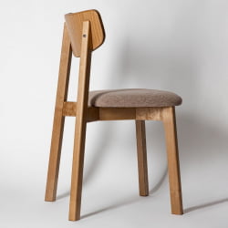 Стул с мягким сиденьем Вега Silver жаккард Дуб золотой