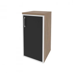 Шкаф низкий узкий правый ONIX O.SU-3.2R(R) black Дуб Аризона