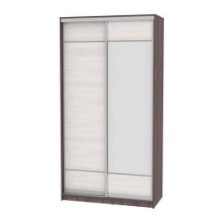 Шкаф-купе белый Б-220х120х60-3(ЯАТ-ЯАС-Д7Д8) / B-220х120х60-3(ЯАТ-ЯАС-D7D8)