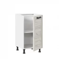 Тумба кухонная 450 Винченца ЛД 234.030.000.003 Белый Дуб Крафт белый