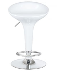 Стул барный ДОБРИН БОМБА (белый) 2 шт / DOBRIN BOMBA