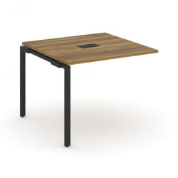 Проходной наборный элемент переговорного стола CONCEPT CN.NPRG-011 Сандал Янтарный Черный