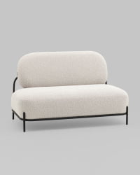 Диван Стоун ткань букле Молочный