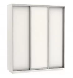Шкаф-купе трехдверный Экспресс Трио Элемент 1800х2400h Белый снег