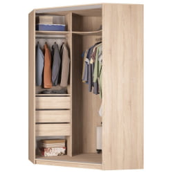 Шкаф-купе YA-230х1400-568-4(ДСС-Белый-D4D4)