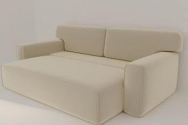 Диван прямой Сандвик (Berhouse) Цвет фасада: Кемел рогожка; Тип: Прямой; Материал фасада: Микророгожка