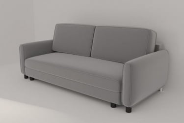 Диван прямой Сундсен (Berhouse) Цвет фасада: Левис 04 велюр; Тип: Прямой; Материал фасада: Металл/Велюр