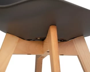 Стул обеденный ДОБРИН ДЖЕРРЙ СОФТ Темно-серый Г-04 / DOBRIN JERRY SOFT G-04