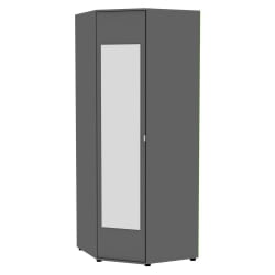 Шкаф распашный Алиса(H6_M2)2230х854х854сторцевойручкой(Графит)