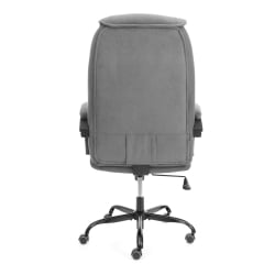 Кресло руководителя OREON metalBL велюр, серый, 29