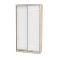 Шкаф-купе белый Б-220х120х60-3(ДСС-Белый-Д9Д9) / B-220х120х60-3(ДСС-Белый-D9D9)