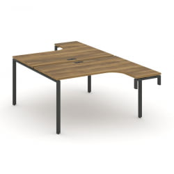 Рабочая станция-надставка на опорные тумбы CONCEPT CN.DSAN-001 Сандал Янтарный Антрацит