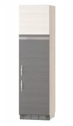 Пенал под встраиваемый холодильник (лев/прав) Графит 74.77 Сосна Астрид/Ваниль/Графит