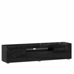 ТВ тумба Бруклин ЛД 685.050.000 Черный глянец