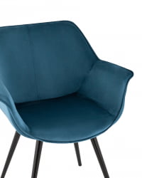 Стул Мэйсон New велюр Пыльно-синий