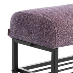 Банкетка-обувница Charli Lux Б/Чарли Люкс велюр/букле, VT shape wood rose