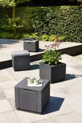 Пуф-сундук Cube Графит