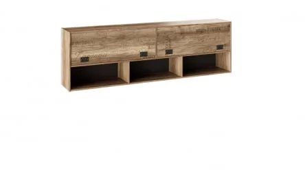 Шкаф настенный Пилигрим ТД-276.12.21 Дуб каньон светлый/Серый