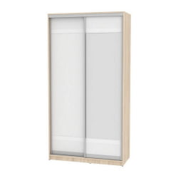 Шкаф-купе B-230х120х60-2(ДСС-Белый-D9D10)