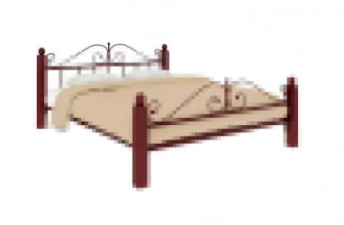 Кровать Диана Lux plus 1800х2000 Медная