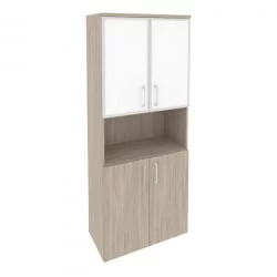 Шкаф высокий широкий ONIX O.ST-1.4R white Дуб Аттик