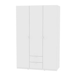 Шкаф распашный R-198х135х60-2-TR(Белый)