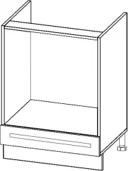 Стол под встраиваемую технику Виктория 20.57