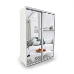 Большой шкаф Акцент-Сим З 1000х600 Выбеленное дерево