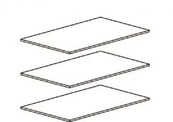 Полки к пеналу Оскар-7 (А) Модена 04 Дуб сонома светлый