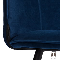 Стул обеденный Bari LT, велюр, Blue (синий), 41х55х89 см