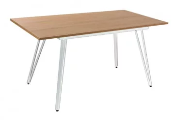 Большой обеденный стол Диего 140-180 вхите Дуб Корбридж / white