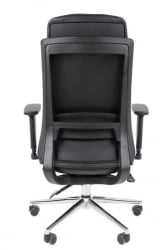 Офисное кресло CHAIRMAN 500 LUX экокожа Черный