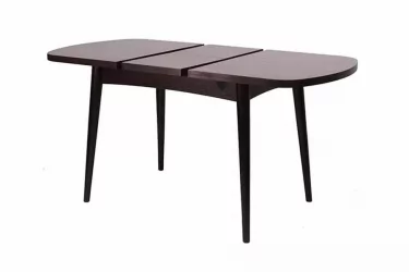 Стол раскладной Ялта с цилиндрическими опорами Венге Анкор темный