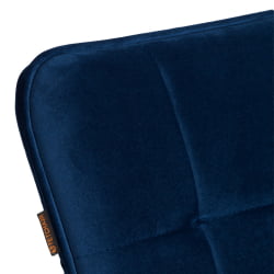Стул обеденный Bari LT, велюр, Blue (синий), 41х55х89 см