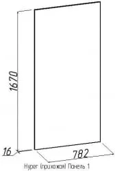 Панель 1 Hyper Венге (прихож)